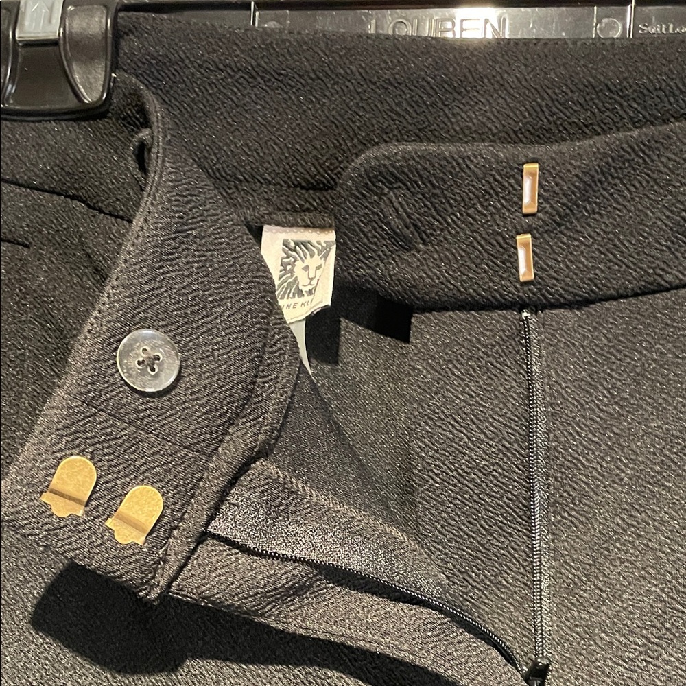 NWOT Anne Klein Black Women's Trousers - Picture 7 of 11